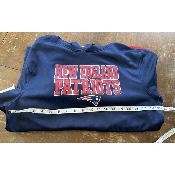 NFL Team Apparel New England Patriots Logo Hoodie Youth Size XXL - Picture 7 of 7